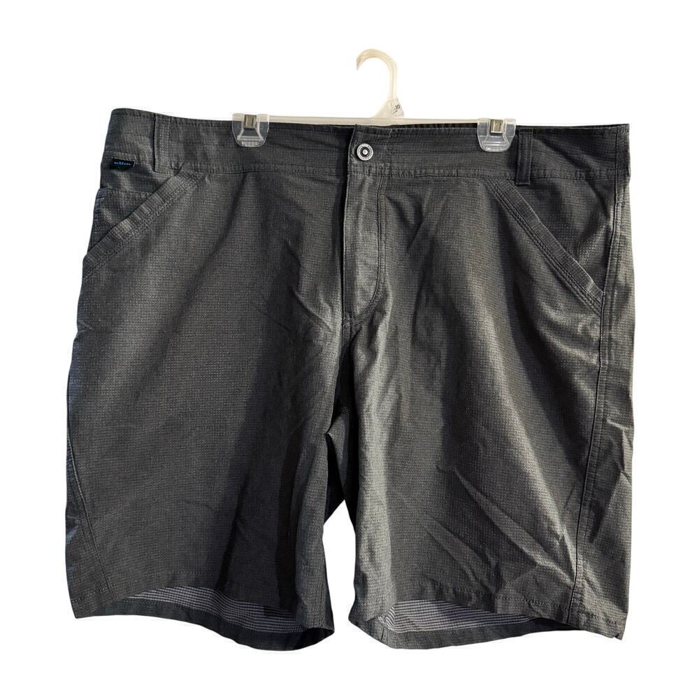 Kuhl Shorts Mens 42 Gray Vortex Kargo Shorts Hiking Camping Fishing Style 5147